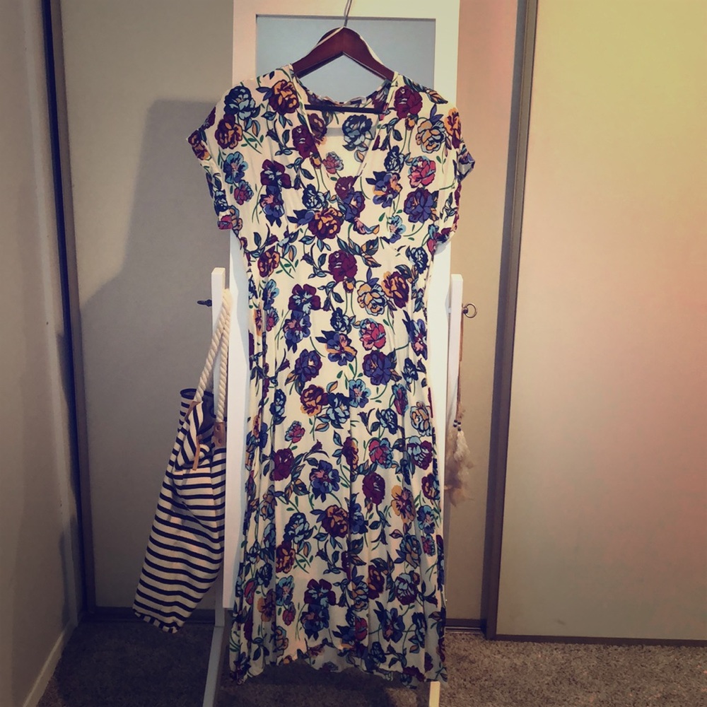 ZARA Midi floral dress